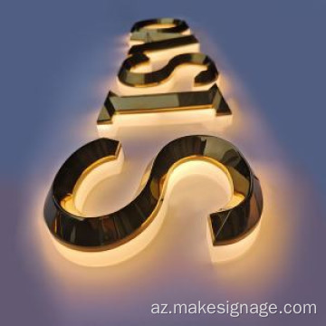 3D LED metal kanal məktubu